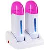 2 Manipoli Scaldacera a Rullo per Stick Ceretta Professionale Da 40 W