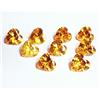 Zaffiro Giallo Naturale Sciolto 9 Pezzi Cuore 6x6 mm Riscaldato