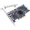 No Scheda di Espansione da PCI-e A Type-C: PCIE A Type-C X3 + Type-A X2 + Type2012