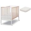 Erbesi Lettino Erbesi Co-sleeping Evolution Bianco Naturale + Materasso OFFERTISSIMA!!