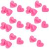 100 pezzi spilla a forma di cuore basi spilla chiusura spilla dorso spilla