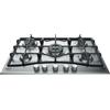 Hotpoint Piano Cottura HOTPOINT 5 Fuochi Gas 75 cm Colore Acciaio cod: PCN 751 T/IX/HA