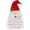 Santa CALENDARIO DELL'AVVENTO DI NATALE IN FELTRO STRAVAGANTE DA APPENDERE A PO