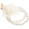 Bracciale Corsage Bracciale per le perle Corda Bracciale fiore a mano Corice