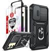 Cover per Samsung A35 5G Con Vetro Temperato [2 Pack],Custodia Samsung Galaxy a