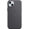 Does not apply Custodia Magsafe in Tessuto Finewoven per Iphone 15 plus - Nero