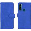Leather Folio Cover per TCL 20 SE, Custodia in Pelle PU Magnetica Libro Flip Por
