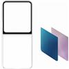 Does not apply Flipsuit Case Cover Trasparente Con Fondi Intercambiabili per Galaxy Z Flip5, Tr