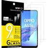 3 Pezzi, Vetro Temperato per Oppo A53 / A53S, Pellicola Prottetiva anti Graffio,