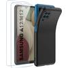 Cover per Samsung Galaxy S21 plus 5G 2021, 2 Pezzi Pellicola Vetro Temperato, Cu