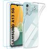 Cover per Samsung Galaxy A12 / Galaxy M12 Con 2 Pezzi Pellicola Vetro Temperato,