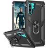 Cover per Samsung Galaxy A40 [2 Pezzi Di Schermo in Vetro Temperato] Anello Di S