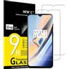 2 Pezzi, Vetro Temperato per Oneplus 6T, Oneplus 7, Pellicola Prottetiva anti Gr
