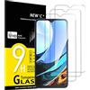 3 Pezzi, Vetro Temperato per Xiaomi Redmi Note 8 Pro, Redmi 9, Pellicola Prottet
