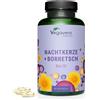 Does not apply Olio Di Enotera E Borragine BIO | L'UNICO VEGANO | Pressato a Freddo Con 10,5% E