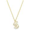 Swarovski Collana Swarovski Iconic Swan 5754626 necklace Cigno Cristalli Dorata Pendente