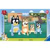 Ravensburger Kinderpuzzle 15 Teile - Bluey und ihre Familie