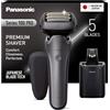 Panasonic ES-L580 Series 900 Rasoio Elettrico 5 Lame da Uomo, Stazione Autopulente, Ricarica USB-C, Sensore Barba Intelligente+, Testina Flessibile 20D, Rasatura Umida & Secca, Custodia Viaggio