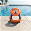 Canestro Galleggiante da Piscina con Pallone Canestro da Basket Gonfiabile