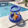 Canestro Galleggiante da Piscina con Pallone Canestro da Basket Gonfiabile