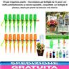 Kit 16 Irrigazione Piante Gocciolatore Valvola Regolabile Staffa Antiribaltament