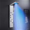 Pannello Doccia Termostatico Con LED, 6 Funzioni, Pioggia E Cascata, 2 Getti Mas