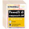 25 X A4 Compensato Pannelli Legno Betulla 3Mm | Pannelli Compensato 300 X 210 X