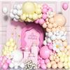 Kit Arco Palloncini Rosa, 120 Pezzi Kit Ghirlanda Palloncini Fucsia Rosa Caldo p