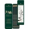 Faber-Castell 119063 Castell 9000 Set Di 6 Matite, Gradazioni Da Hb a 8B, Matite