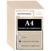 25 X A4 Compensato Pannelli Legno Betulla 3Mm | Pannelli Compensato 300 X 210 X
