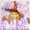 Kit Arco Palloncini Rosa, 120 Pezzi Kit Ghirlanda Palloncini Fucsia Rosa Caldo p