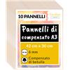 30 X A3 Compensato Pannelli Legno Betulla 3Mm | Pannelli Compensato 420 X 300 X