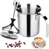 Frabosk Montalatte multiuso in acciaio Frabosk (1, 3, 6 tazze) Made in Italy