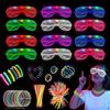 Does not apply Braccialetti Luminosi Fluorescenti 62 Pezzi, 12 Occhiali LED Occhiali Luminosi p