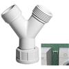 ® Rubinetto Lavatrice per Tubo Carico Scarico Lavastoviglie Sifone Scarico Lavas