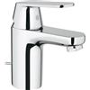 GROHE Miscelatore Monocomando per Lavabo Eurosmart Con Astina a Saltarello, Crom