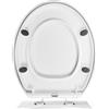 Tavoletta per WC Con Chiusura Rallentata, Chiusura Rallentata, Con Sgancio Rapid