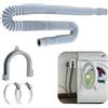 ® Rubinetto Lavatrice per Tubo Carico Scarico Lavastoviglie Sifone Scarico Lavas