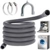 ® Rubinetto Lavatrice per Tubo Carico Scarico Lavastoviglie Sifone Scarico Lavas