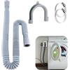 ® Rubinetto Lavatrice per Tubo Carico Scarico Lavastoviglie Sifone Scarico Lavas