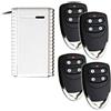 Kit Ricevitore + 2 Telecomandi Rolling Code 433,92 Mhz, Ricevitore 1 Canale NO-C