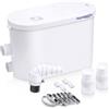 Silencio 2 Pompa Doccia 400W Trituratore Pompa Maceratore 145L/Min 2 Ingressi pe