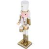 Figura Schiaccianoci: Soldato Schiaccianoci di Natale in legno da 38 cm -