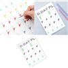 2019 Year 100 Day Countdown Calendar Programma di apprendimento Periodico