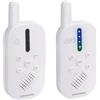 Grundig Baby Monitor Audio DECT - Baby Monitor Audio per Neonato Senza Telecamera - Comunicazione Bidirezionale - LED Suono - Funziona A Batterie - Bianco