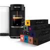 KRUPS Nespresso Vertuo UP, Macchina per Caffè, 100 capsule, Nero, XN9408K | con Sistema a Capsule Nespresso Vertuo, con 100 Capsule Incluse, Design Moderno