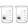 Rocwing Becher Graduato in Vetro Borosilicato 3.3 250ml, 2 in a pack