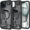 Spigen Cover per iPhone 15, Ultra Hybrid MagFit, Compatibile con MagSafe Zer...