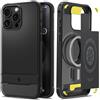 Spigen Cover per iPhone 15 Pro Max, Rugged Armor MagFit, Compatibile con MagS...