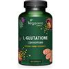 Vegavero Glutatione Liposomiale e Ridotto | 180 Capsule | Con NAC, Vitamina C...